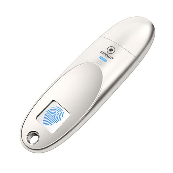 LUXWALLET® Infinity Series - Vingerafdruk 128GB USB 3.0 Stick Kluis AES256 Encryptie + Luxe Pouch - Afbeelding 7