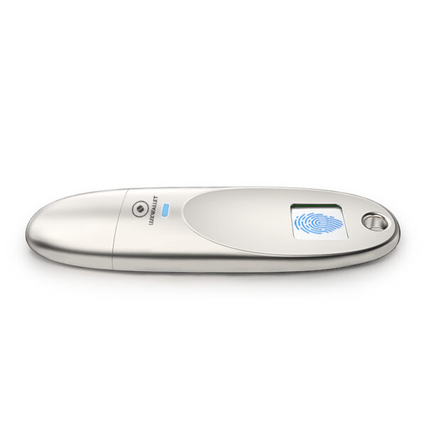 LUXWALLET® Infinity Series - Vingerafdruk 128GB USB 3.0 Stick Kluis AES256 Encryptie + Luxe Pouch - Afbeelding 6