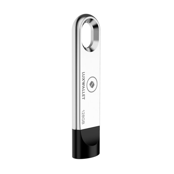 LUXWALLET® XPRO USB Stick - 128GB Stick - USB 3.0 - 80mbp/s Hoge Snelheid - Stootbestendig Design - Zilver - Afbeelding 2