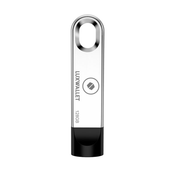 LUXWALLET® XPRO USB Stick - 128GB Stick - USB 3.0 - 80mbp/s Hoge Snelheid - Stootbestendig Design - Zilver - Afbeelding 4
