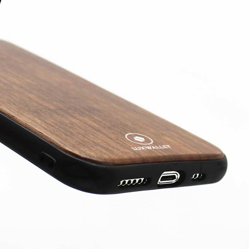 iphone houten Walnut - iPhone PRO | LUXWALLET