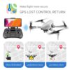 LUXWALLET Nocchi PRO 4D - 30 KM/h - 230 Gram- 5Ghz WiFI GPS Drone (500 meter)- 4K Foto - Live Video  Quadcopter - Wide Angle + 2 Accu + Opbergcase - Afbeelding 12