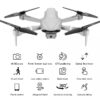 LUXWALLET Nocchi PRO 4D - 30 KM/h - 230 Gram- 5Ghz WiFI GPS Drone (500 meter)- 4K Foto - Live Video  Quadcopter - Wide Angle + 2 Accu + Opbergcase - Afbeelding 8