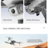 LUXWALLET Nocchi PRO 4D - 30 KM/h - 230 Gram- 5Ghz WiFI GPS Drone (500 meter)- 4K Foto - Live Video  Quadcopter - Wide Angle + 2 Accu + Opbergcase - Afbeelding 10