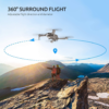 LUXWALLET Nocchi PRO 4D - 30 KM/h - 230 Gram- 5Ghz WiFI GPS Drone (500 meter)- 4K Foto - Live Video  Quadcopter - Wide Angle + 2 Accu + Opbergcase - Afbeelding 22