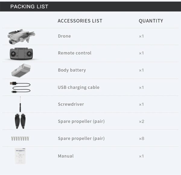 LUXWALLET LIBRA² - 30KM/h - 214 Gram - WiFi GPS 4K Drone - 2MP - EIS Stabilisator - 1200 Meter 5G Afstand + 2x Accu - Afbeelding 13
