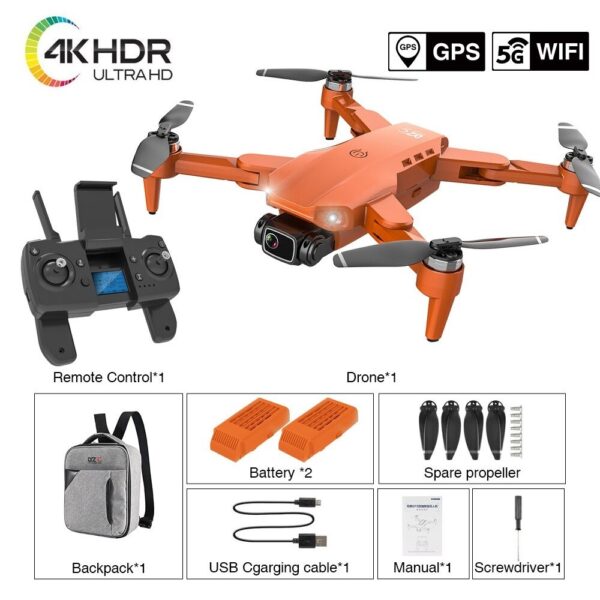 LUXWALLET LIBRA² - 30KM/h - 214 Gram - WiFi GPS Drone - 2MP - EIS Stabilisator - 1200 Meter 5G Afstand + 2x Accu - Afbeelding 3
