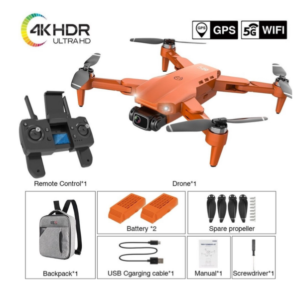 LUXWALLET LIBRA² - 30KM/h - 214 Gram - WiFi GPS Drone - 2MP - EIS Stabilisator - 1200 Meter 5G Afstand + 2x Accu - Afbeelding 17