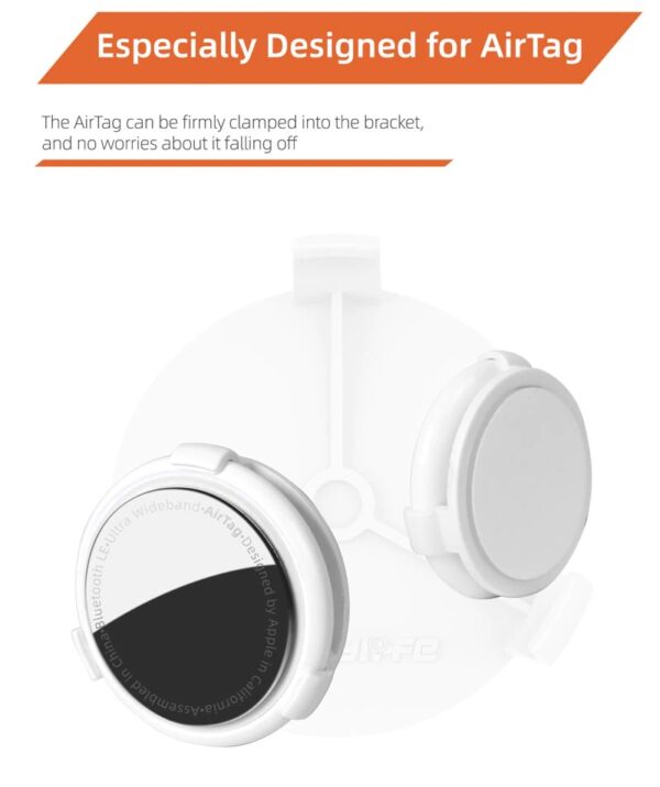 DrPhone AE5 - Airtag houder – Geschikt voor Drones - Wit - Afbeelding 2