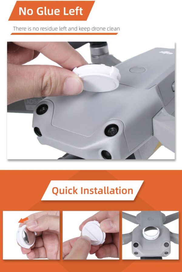 DrPhone AE5 - Airtag houder – Geschikt voor Drones - Wit - Afbeelding 5