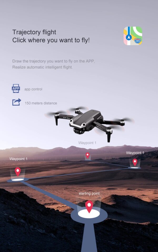 LUXWALLET® AeroFly² Dodge - Drone – 20km/h – 480P Mini Drone met Camera + Infrarood Obstakel Ontwijking - 150 Meter - IOS/Android - Afbeelding 20