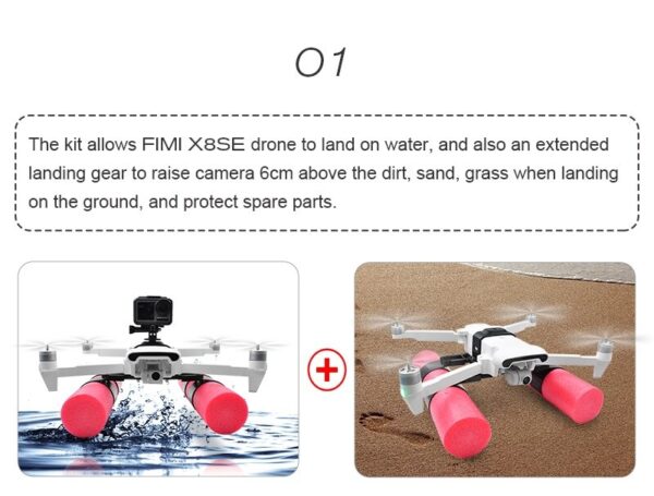 LUXWALLET AERO – Universele Waterlandingsgestel Voor Drones – Gemakkelijk Te Installeren – Lichtgewicht - Afbeelding 9