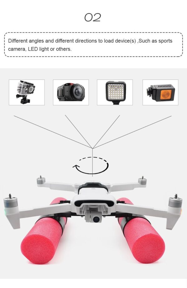 LUXWALLET AERO – Universele Waterlandingsgestel Voor Drones – Gemakkelijk Te Installeren – Lichtgewicht - Afbeelding 8