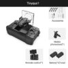LUXWALLET SkyX - 10.8 km - 29 Gram - Mini Drone Met Camera – 480P – Opvouwbaar - 360° vliegsysteem - Richtingspunt vluchtmodus - Zwart - Afbeelding 13