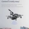 LUXWALLET SkyX - 10.8 km - 29 Gram - Mini Drone Met Camera – 480P – Opvouwbaar - 360° vliegsysteem - Richtingspunt vluchtmodus - Zwart - Afbeelding 22