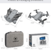 LUXWALLET SkyX - 10.8 km - 29 Gram - Mini Drone Met Camera – 480P – Opvouwbaar - 360° vliegsysteem - Richtingspunt vluchtmodus - Zwart - Afbeelding 8