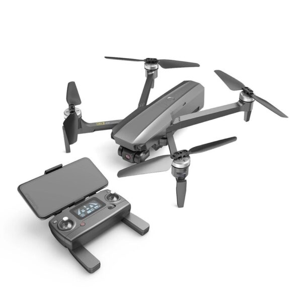 LUXWALLET Skyline5 – 40 km/h - 5Ghz Professionele Drone Met 3 Assige Gimbal – Mobiele App – Drone Met  Echte 4K Camera - Grijs