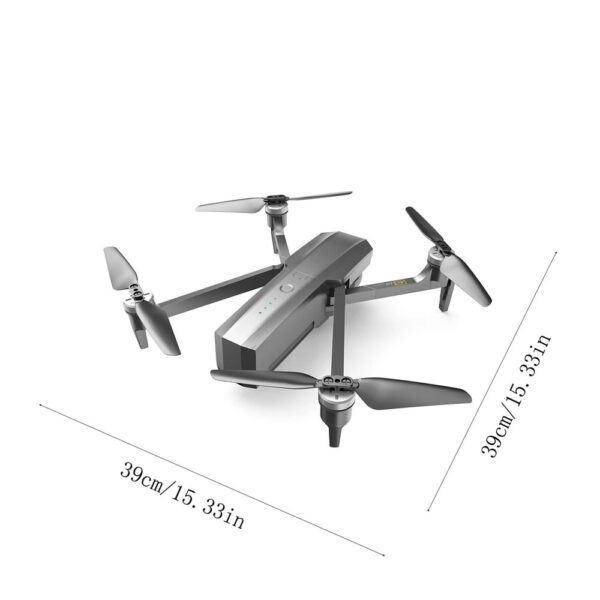 LUXWALLET Skyline5 – 40 km/h - 5Ghz Professionele Drone Met 3 Assige Gimbal – Mobiele App – Drone Met  Echte 4K Camera - Grijs - Afbeelding 14