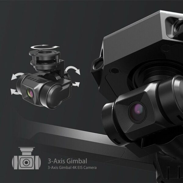 LUXWALLET Skyline5 – 40 km/h - 5Ghz Professionele Drone Met 3 Assige Gimbal – Mobiele App – Drone Met  Echte 4K Camera - Grijs - Afbeelding 6