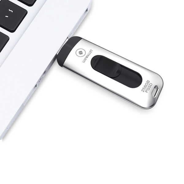 LUXWALLET SSD1 - Flash Drive 512GB - 300 MB/s - USB 3.1/3.0 – Draagbare SSD Hard Drive - Solid State Drive - Afbeelding 3