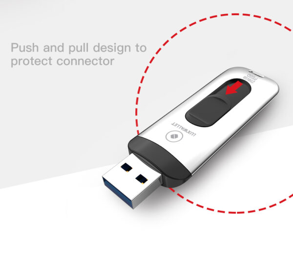 LUXWALLET SSD1 - Flash Drive 512GB - 300 MB/s - USB 3.1/3.0 – Draagbare SSD Hard Drive - Solid State Drive - Afbeelding 10