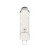 LUXWALLET PROX5 - Metalen USB 3.2 stick - 256GB Opslag - USB 3.2 - Draagbare Opslag Flash drive – Geheugen Stick + 360 ° rotatie - Zilver - Afbeelding 2