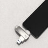 LUXWALLET PROX5 - Metalen USB 3.2 stick - 256GB Opslag - USB 3.2 - Draagbare Opslag Flash drive – Geheugen Stick + 360 ° rotatie - Zilver - Afbeelding 12