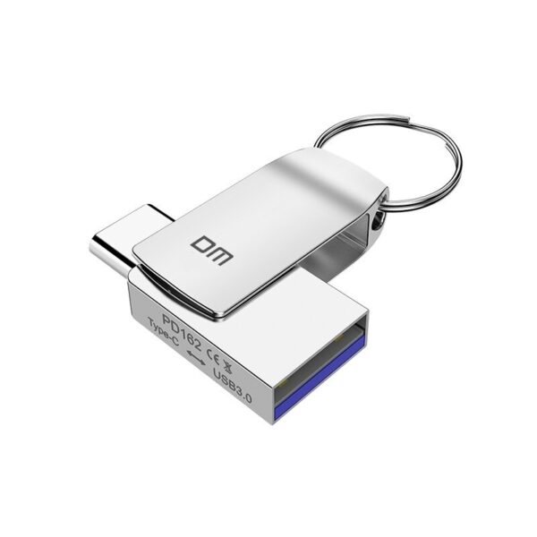 LUXWALLET PROX4 - Metalen USB 3.0 stick - 64GB Opslag - USB 3.0 - Draagbare Opslag Flash drive – Geheugen Stick + 360 ° rotatie - Zilver - Afbeelding 3