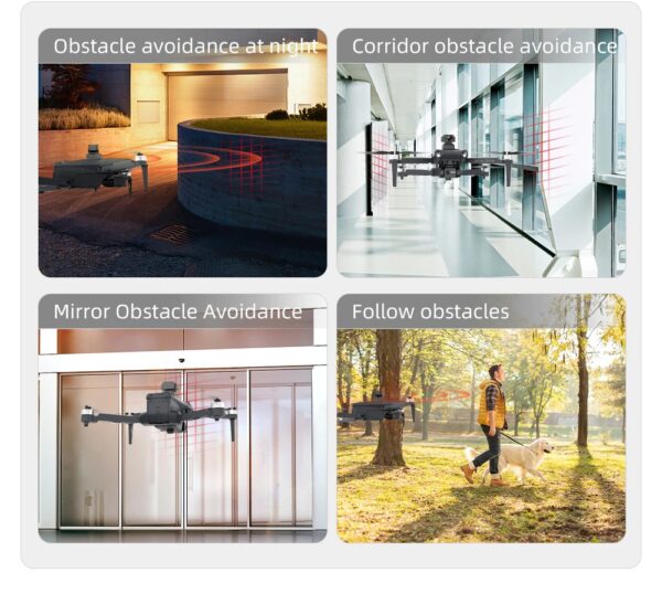 LUXWALLET Libra X Dodge Drone GPS - Camera + Camera 3-Assige Gimbal & Obstakelvermijding – 1.2KM Bereik & 2x 30min Accu - Afbeelding 18