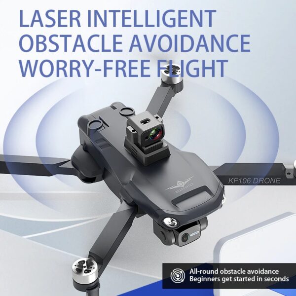 LUXWALLET Libra X Dodge Drone GPS - Camera + Camera 3-Assige Gimbal & Obstakelvermijding – 1.2KM Bereik & 2x 30min Accu - Afbeelding 10