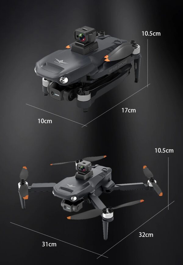 LUXWALLET Libra X Dodge Drone GPS - Camera + Camera 3-Assige Gimbal & Obstakelvermijding – 1.2KM Bereik & 2x 30min Accu - Afbeelding 29