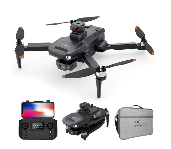 LUXWALLET Libra X Dodge Drone GPS - Camera + Camera 3-Assige Gimbal & Obstakelvermijding – 1.2KM Bereik & 2x 30min Accu - Afbeelding 4