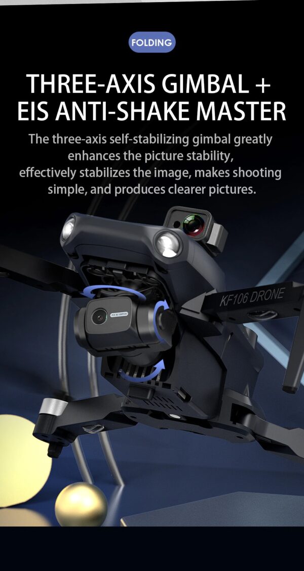 LUXWALLET Libra X Dodge Drone GPS - Camera + Camera 3-Assige Gimbal & Obstakelvermijding – 1.2KM Bereik & 2x 30min Accu - Afbeelding 22