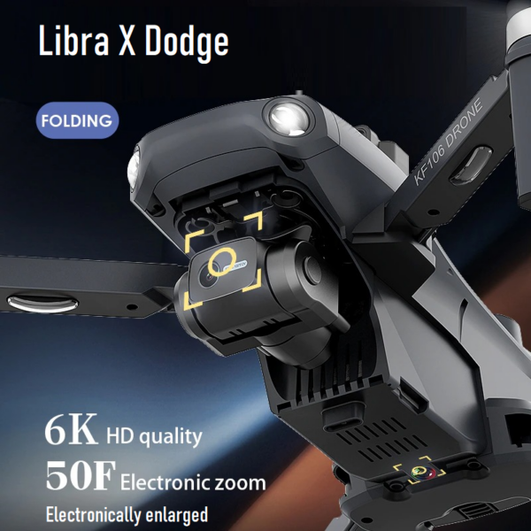 LUXWALLET Libra X Dodge Drone GPS - Camera + Camera 3-Assige Gimbal & Obstakelvermijding – 1.2KM Bereik & 2x 30min Accu - Afbeelding 19