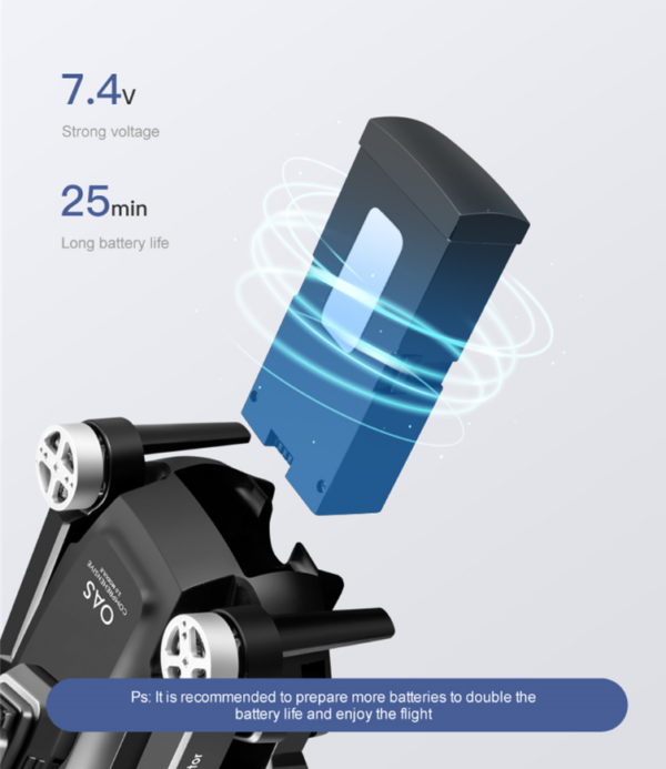 LUXWALLET Drone Batterij – Batterij Geschikt Voor LUXWALLET RYZE X Dodge Drone - Afbeelding 3