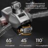 LUXWALLET Nocchi FlyCarbon – 5 Ghz WiFi GPS Drone - Koolstofvezel - Laser Obstakel ontwijking - 3 As Gimbal – 4K Camera - Afbeelding 27