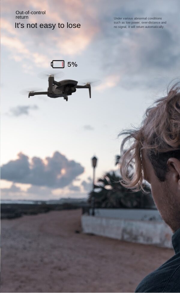 LUXWALLET Valkyrie Pro – 5 Ghz WiFi GPS Drone - 4K Camera Drone – 3 Assige Gimbal Drone – Geen Vliegbewijs – Return To Home – Borstelloze Motor – Grijs - Afbeelding 13