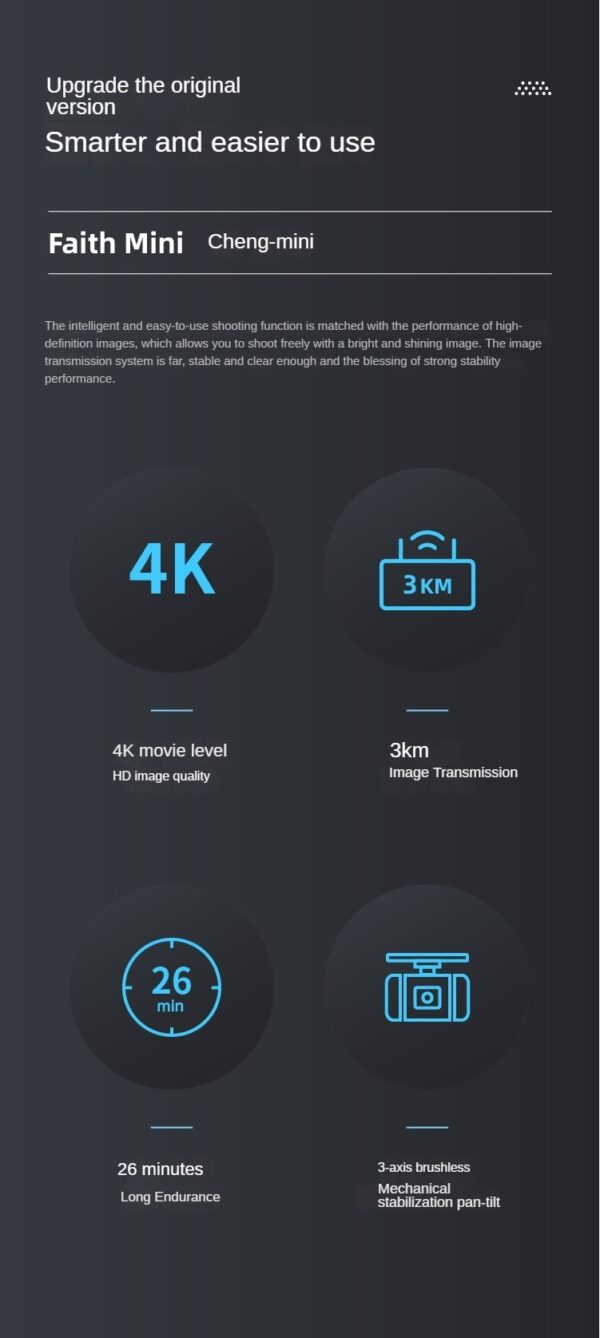 LUXWALLET Valkyrie Pro – 5 Ghz WiFi GPS Drone - 4K Camera Drone – 3 Assige Gimbal Drone – Geen Vliegbewijs – Return To Home – Borstelloze Motor – Grijs - Afbeelding 9
