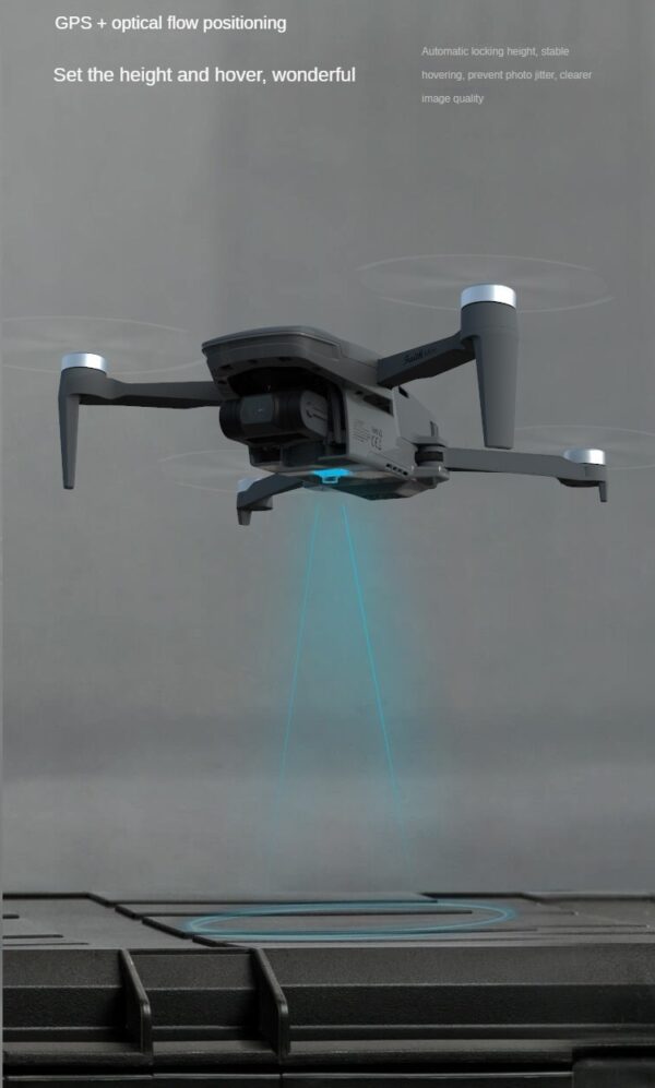 LUXWALLET Valkyrie Pro – 5 Ghz WiFi GPS Drone - 4K Camera Drone – 3 Assige Gimbal Drone – Geen Vliegbewijs – Return To Home – Borstelloze Motor – Grijs - Afbeelding 11