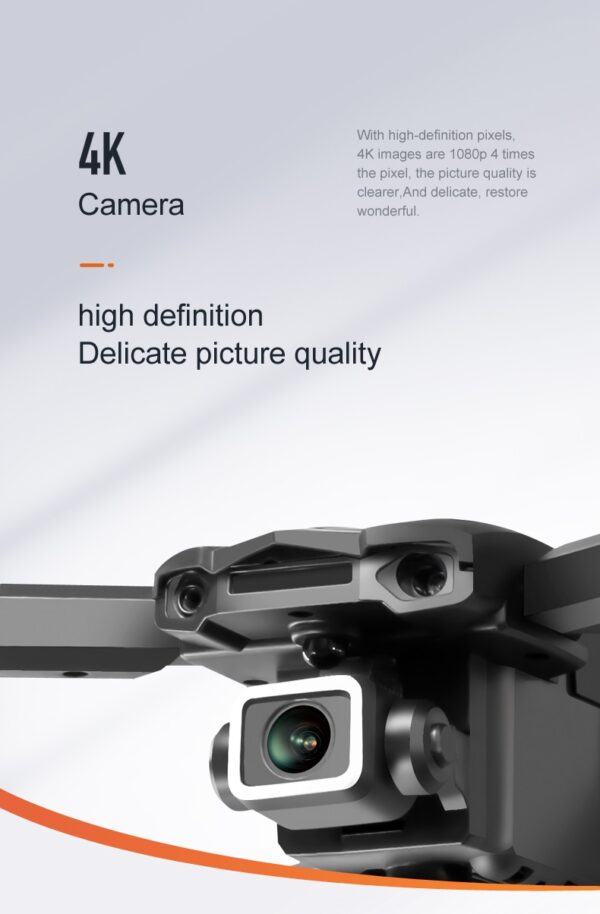 LUXWALLET AeroGlide Ultra - Drone Met Driezijdige Obstakel Ontwijking - Drone Met Twee Camera’s - 480P – Opvouwbaar - Richtingspunt Vluchtmodus – Zwart - Afbeelding 7
