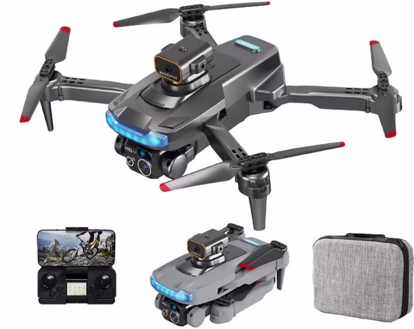 LUXWALLET AeroTech Celestial – 5 GHz Quadcopter Drone – Laser Obstacle Avoidance – Multiplunt Vluchtmodus – Return To Home - Zwart