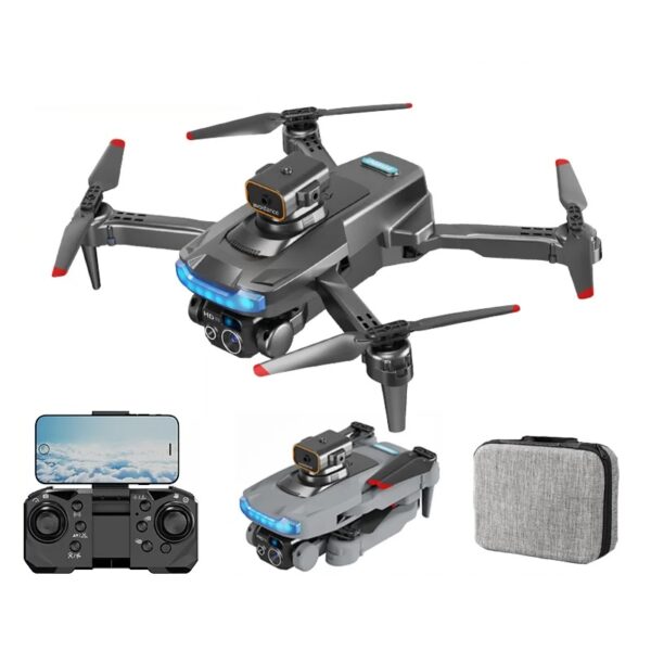 LUXWALLET AeroTech Celestial – 5 GHz Quadcopter Drone – Laser Obstacle Avoidance – Multiplunt Vluchtmodus – Return To Home - Zwart