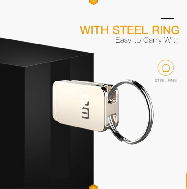 LUXWALLET PD20 Mini USB Stick USB 2.0/ Micro USB - OTG - Flash Drive – Geheugen –360 Graden Rotatieontwerp – 32GB - Zilver - Afbeelding 5