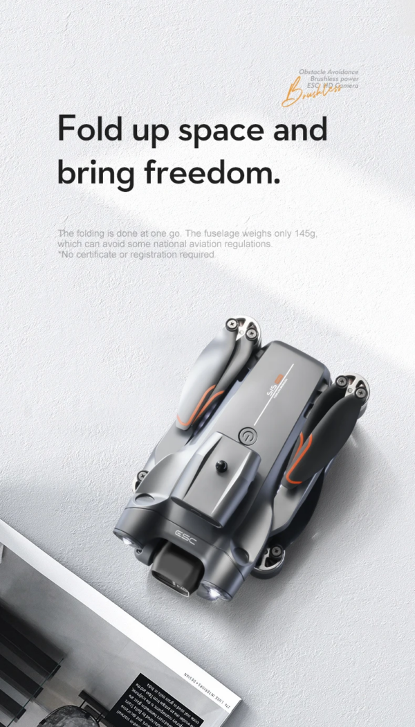 LUXWALLET Libra Light Ethereal - Drone Met Driezijdige Obstakel Ontwijking - Drone Met Twee Camera’s - Opvouwbaar - 360° Vliegsysteem - Richtingspunt Vluchtmodus – 50x Zoom – Zwart - Afbeelding 10