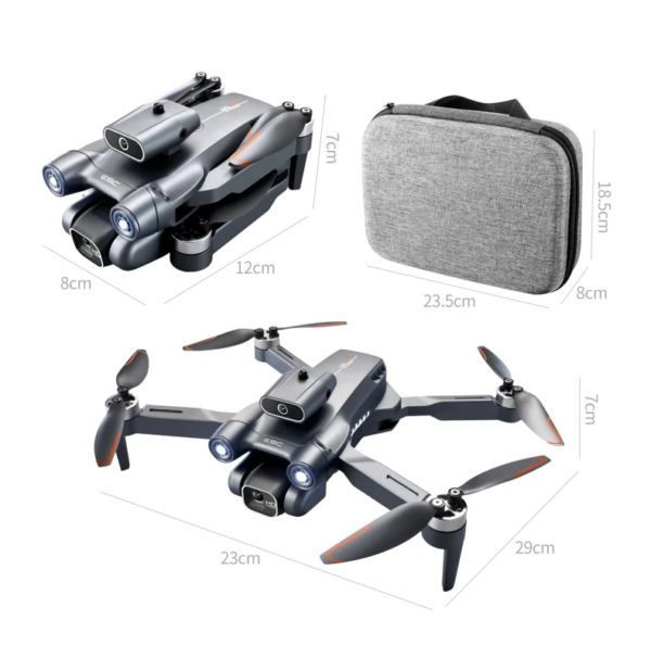 LUXWALLET Libra Light Ethereal - Drone Met Driezijdige Obstakel Ontwijking - Drone Met Twee Camera’s - Opvouwbaar - 360° Vliegsysteem - Richtingspunt Vluchtmodus – 50x Zoom – Zwart - Afbeelding 17