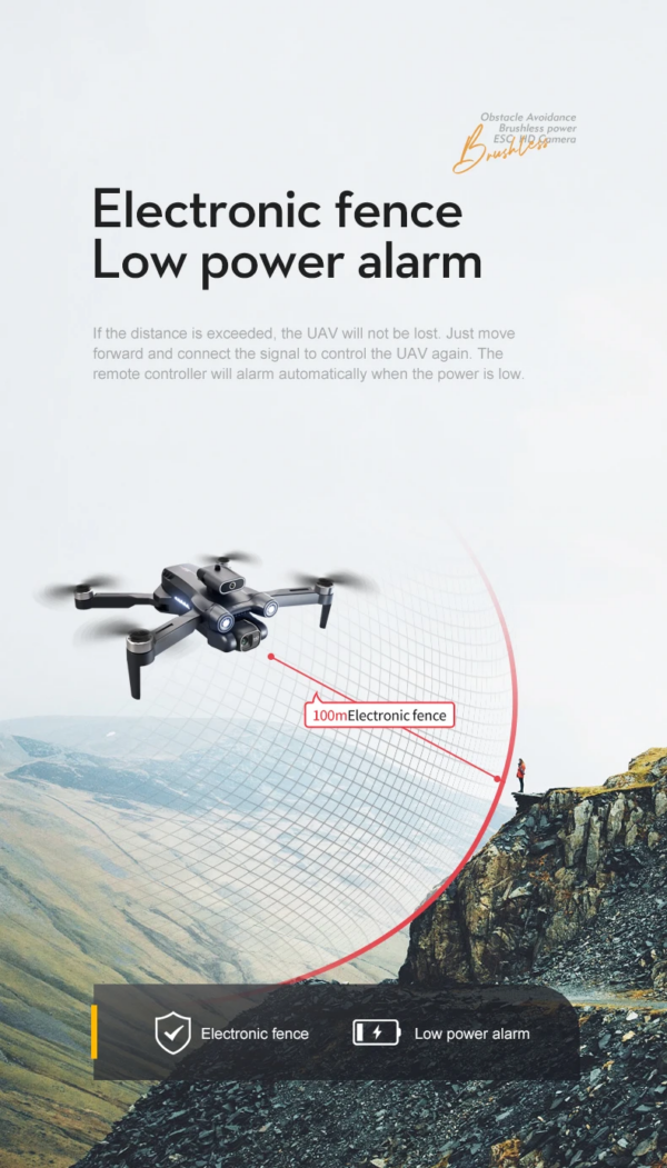 LUXWALLET Libra Light Ethereal - Drone Met Driezijdige Obstakel Ontwijking - Drone Met Twee Camera’s - Opvouwbaar - 360° Vliegsysteem - Richtingspunt Vluchtmodus – 50x Zoom – Zwart - Afbeelding 8