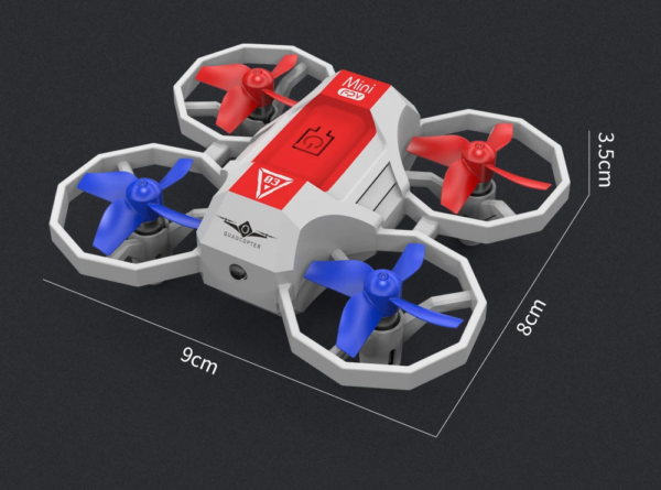 LUXWALLET SkySparky – Mini Beginners Drone – 2.4GHz Drone – Mini Quadcopter Drone – Met Verlichting – Voicecontrol – Wit - Afbeelding 3
