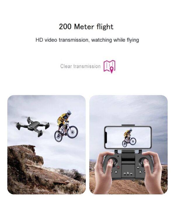 LUXWALLET SG Starter - 30Km/h Drone Met Sfeerverlichting - HD Camera - Geen vliegbewijs - FPV - Drone - Quadcopter - Beginner Drone - RC + 2x Accu - Afbeelding 8