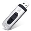 LUXWALLET PD9 USB 3.0 Flash Drive – Metalen USB Stick - 32GB High Speed Draagbare Geheugen Stick - Leessnelheid tot 150 MB / S –Zilver/Zwart