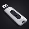 LUXWALLET PD9 USB 3.0 Flash Drive – Metalen USB Stick - 32GB High Speed Draagbare Geheugen Stick - Leessnelheid tot 150 MB / S –Zilver/Zwart - Afbeelding 5